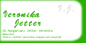 veronika jetter business card